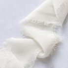 Ruban mousseline ivoire 45 cm