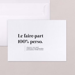 Le 100% personnalisable