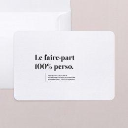 Le 100% personnalisable