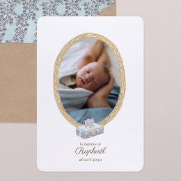 Mon premier portrait - bleu