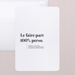 Le 100% personnalisable