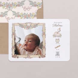 Mon premier portrait - rose