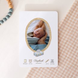 Mon premier portrait - bleu