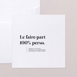 Le 100% personnalisable