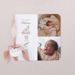 Mon premier portrait - rose