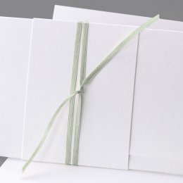 Ruban Satin vert amande 90 cm