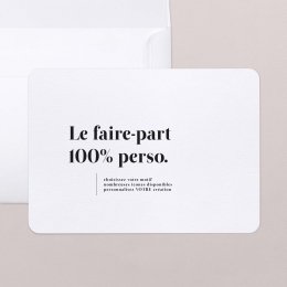 Le 100% personnalisable