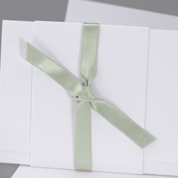 Ruban Satin vert amande 90 cm