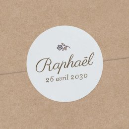 Mon premier portrait - bleu