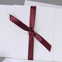 Ruban Satin bordeaux 90 cm