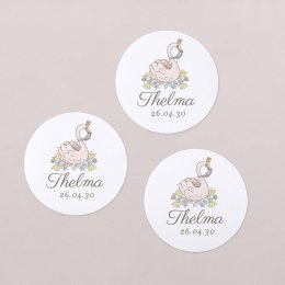 Mon premier portrait - rose