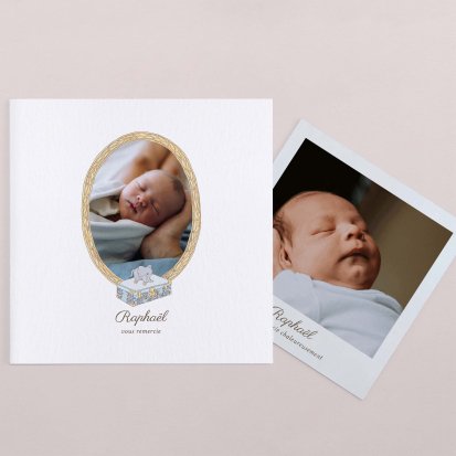 Mon premier portrait - bleu