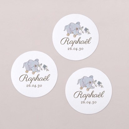 Mon premier portrait - bleu