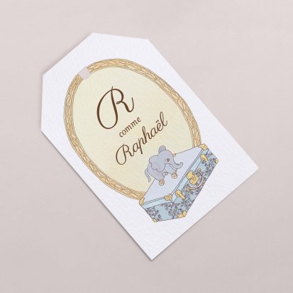 Mon premier portrait - bleu