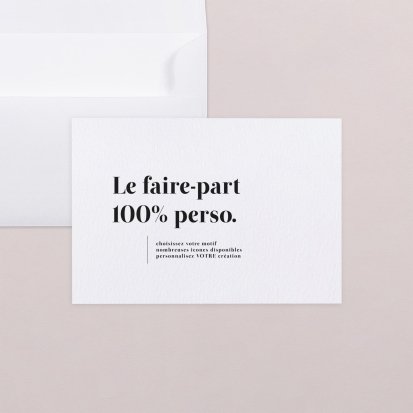 Le 100% personnalisable