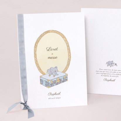 Mon premier portrait - bleu