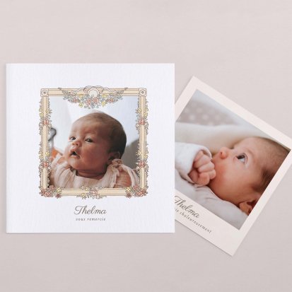 Mon premier portrait - rose