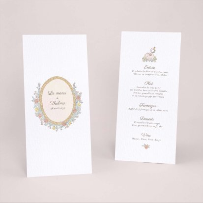 Mon premier portrait - rose