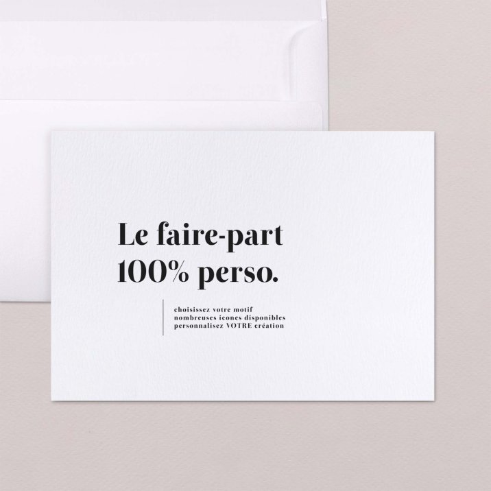 Le 100% personnalisable