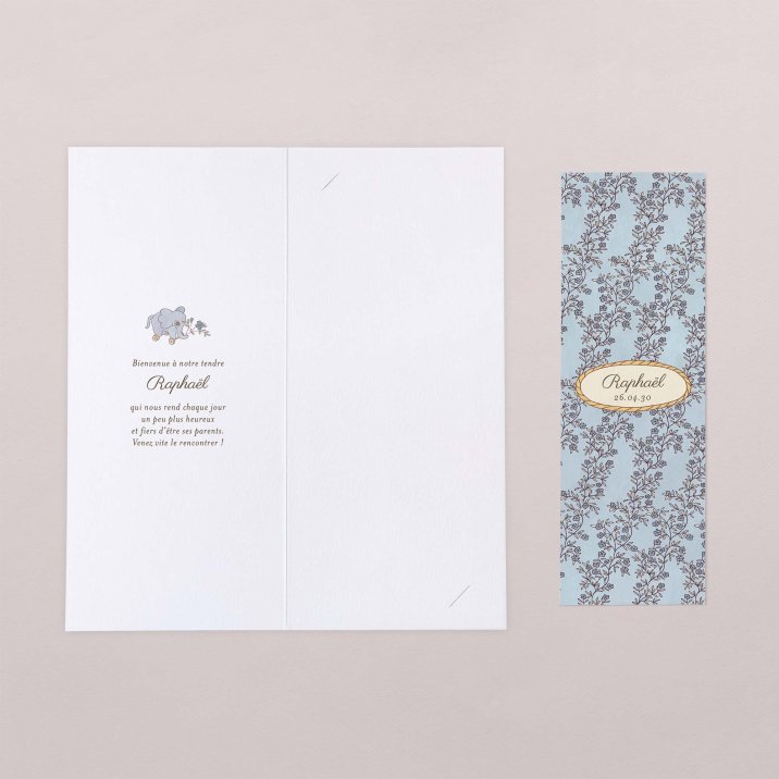 Mon premier portrait - bleu