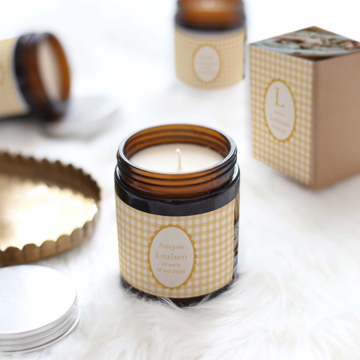 Joli vichy - moutarde