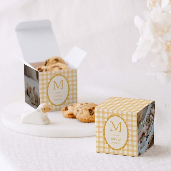 Joli vichy - moutarde