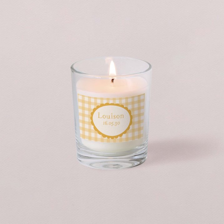 Joli vichy - moutarde