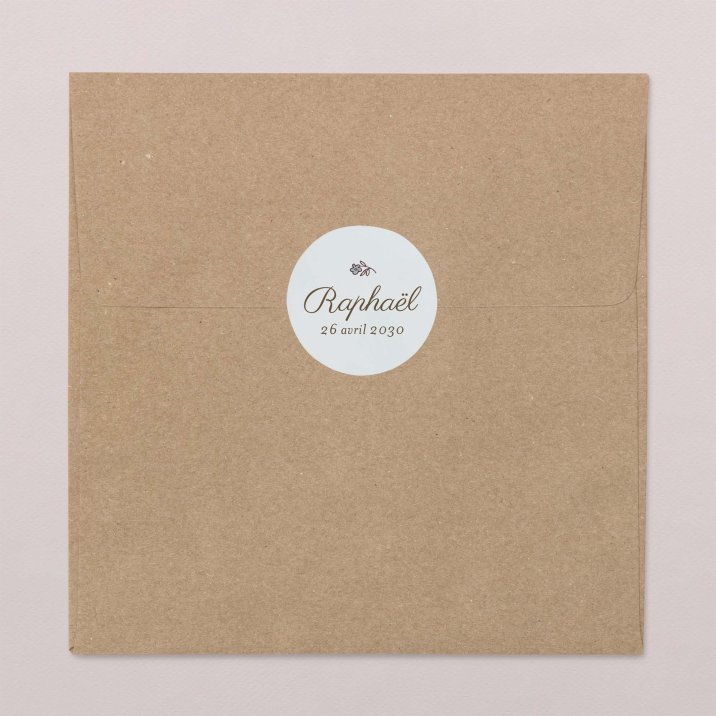 Mon premier portrait - bleu