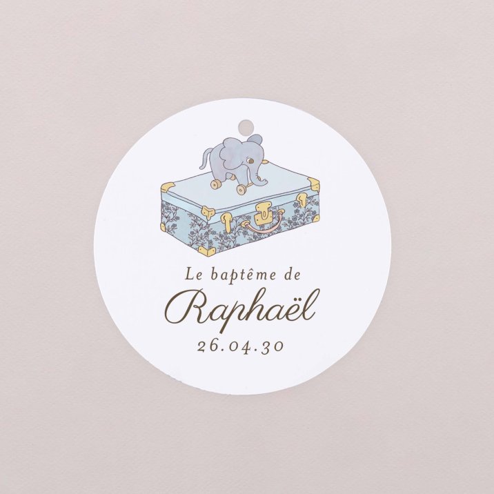 Mon premier portrait - bleu