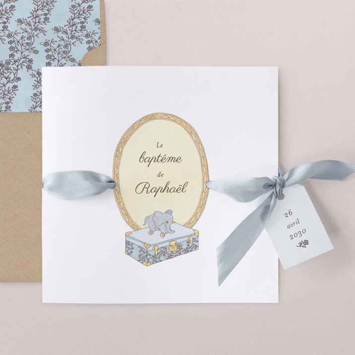 Mon premier portrait - bleu