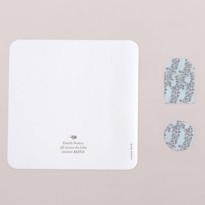 Mon premier portrait - bleu