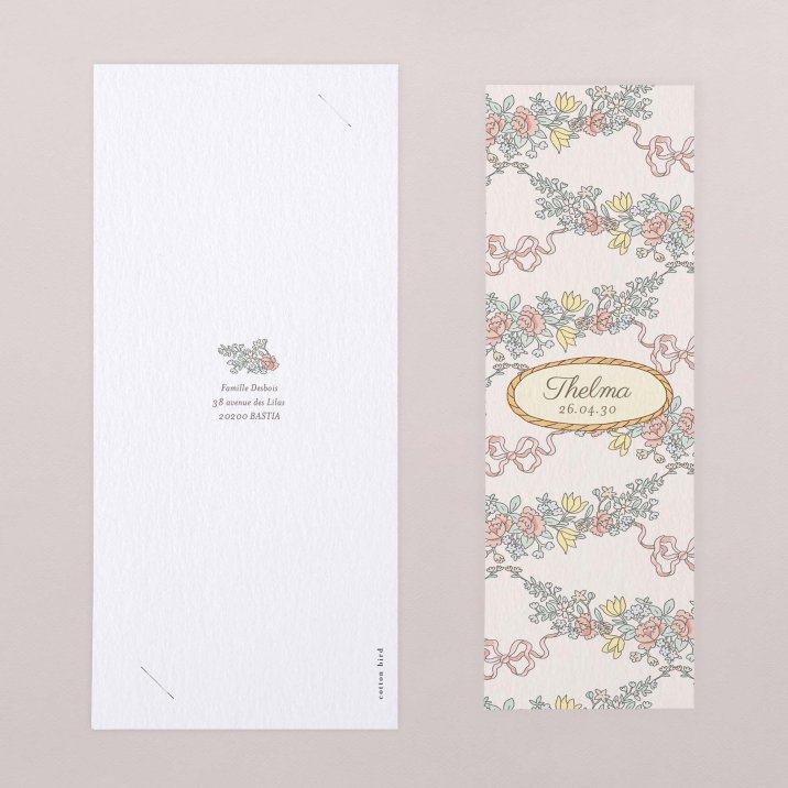 Mon premier portrait - rose