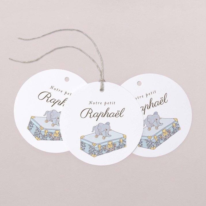 Mon premier portrait - bleu