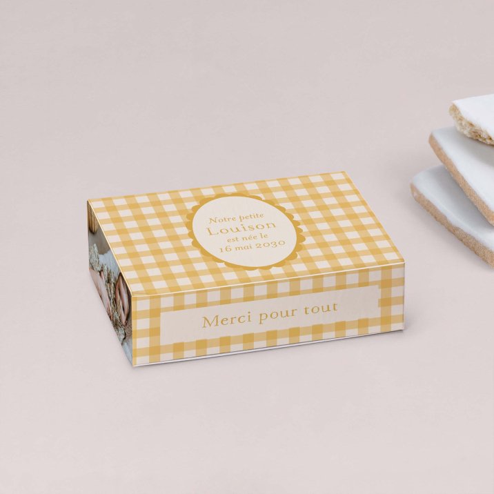 Joli vichy - moutarde