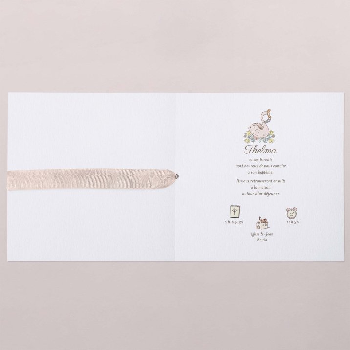 Mon premier portrait - rose