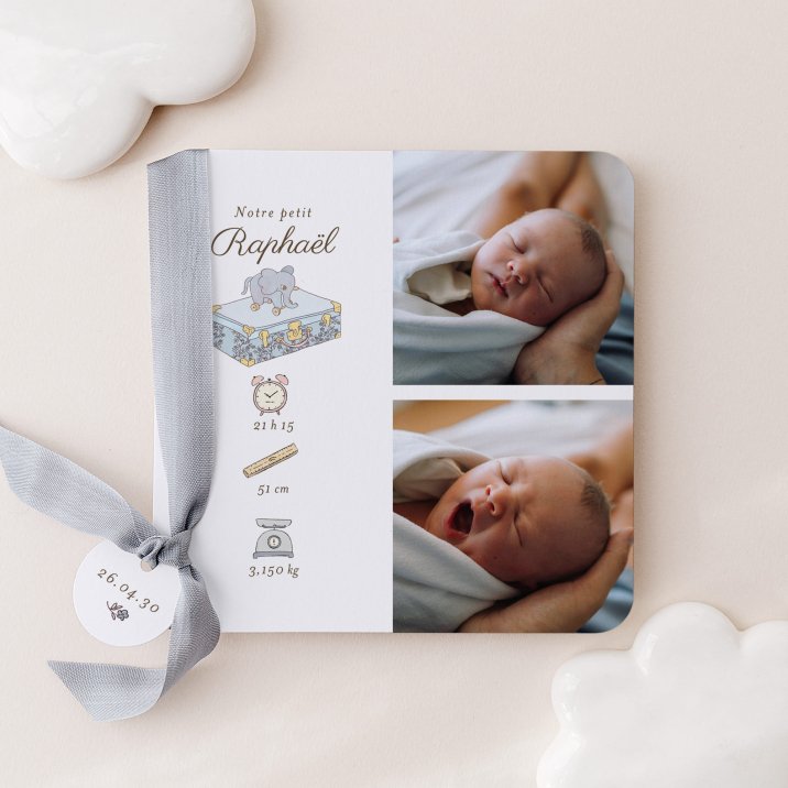 Mon premier portrait - bleu