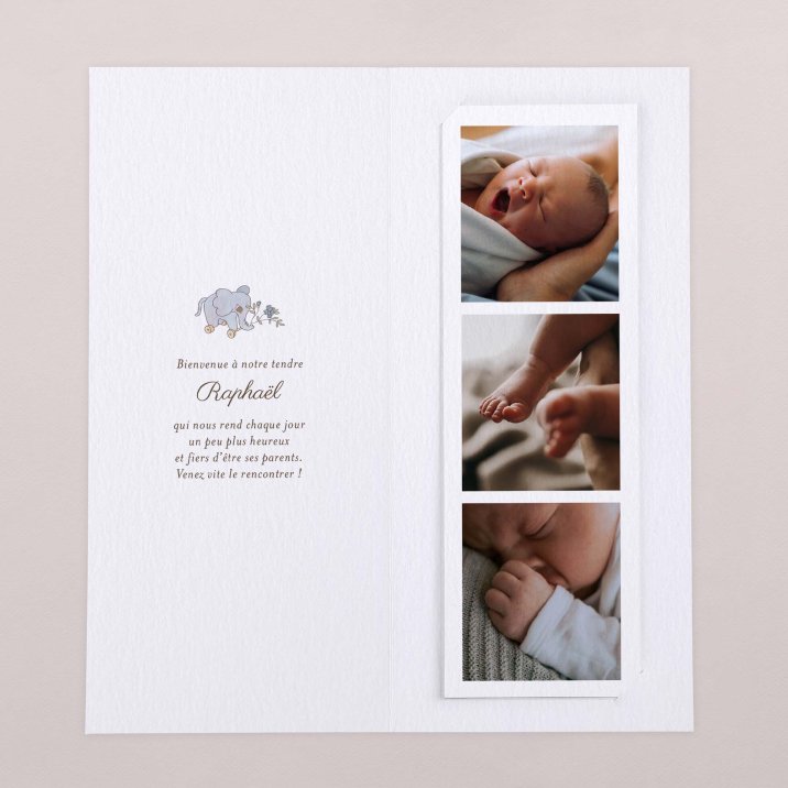 Mon premier portrait - bleu