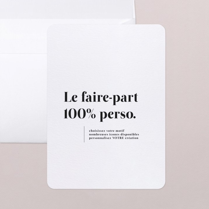 Le 100% personnalisable