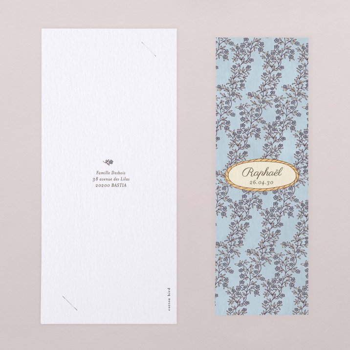 Mon premier portrait - bleu