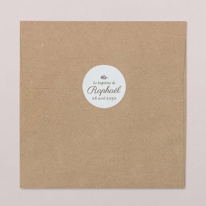 Mon premier portrait - bleu